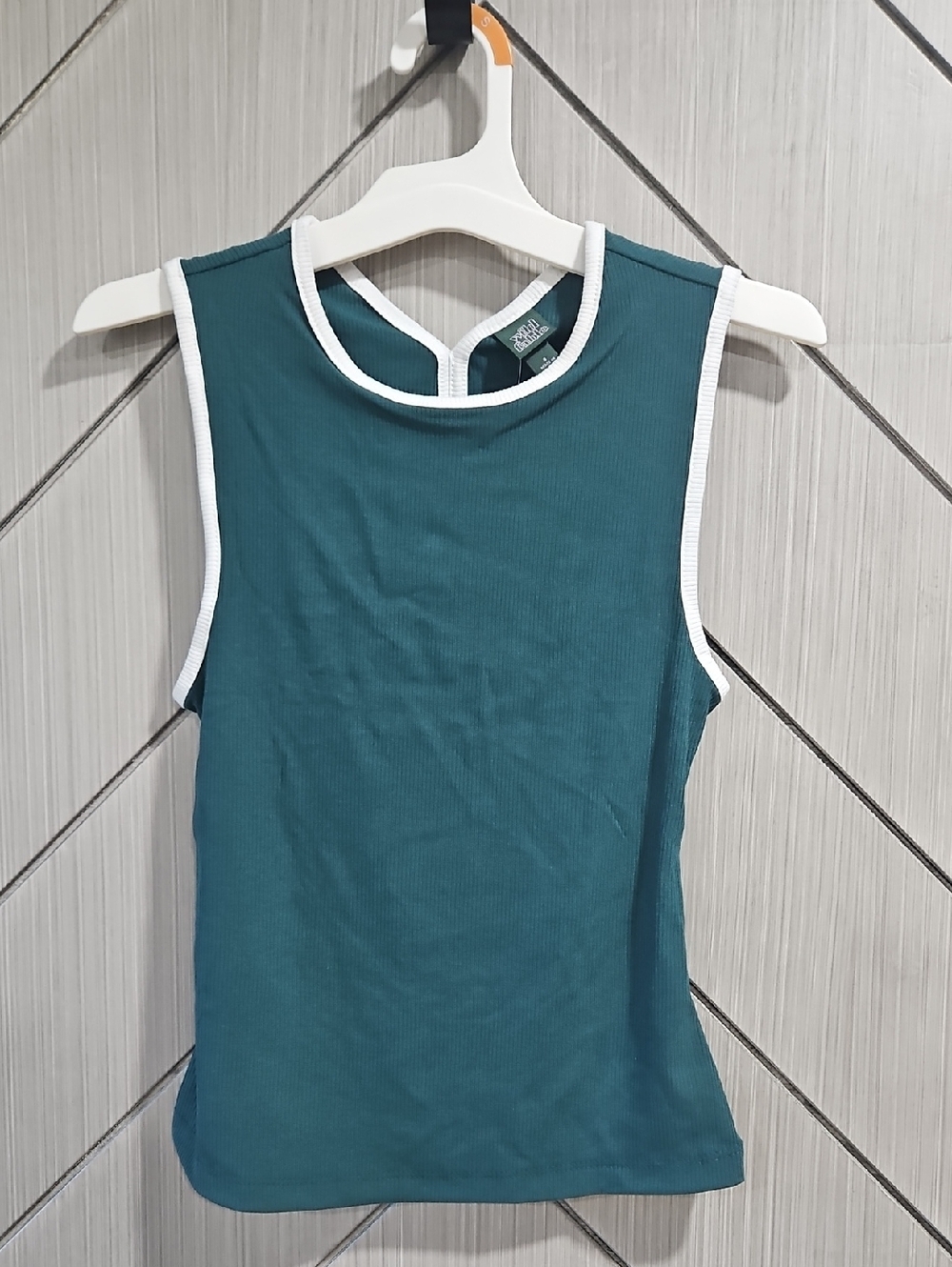 wild fable Teal Tank with White Trim